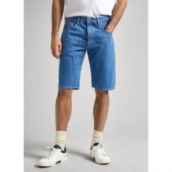 Pepe Jeans PM801086 short homme décontracté bleu