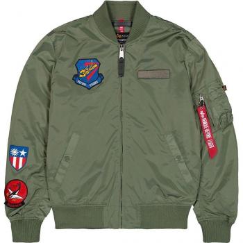 Herren‑Jacke Alpha Industries MA‑1 TT Flying Tigers – Sage Green