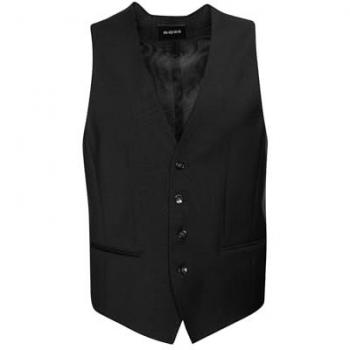 Camicia a gilet nero H-Huge di BOSS