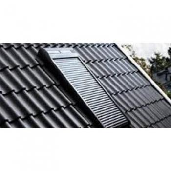 VELUX Sonnenrollladen SSL 0000S, dunkelgraues Aluminium – 94 × 118 cm PK06