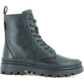 Botas Pallatrooper Negros con Cordones y Cremallera