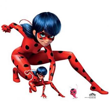 Figurine Ladybug Accroupie en carton