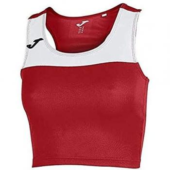Joma Damen Raceshirt in Rot/Weiß – S-Size
