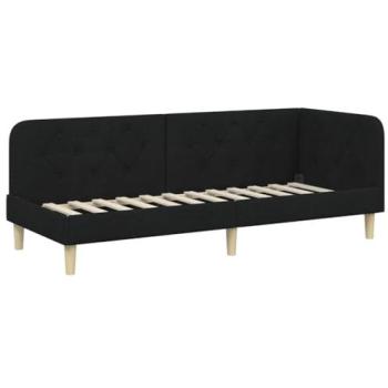 Tête de Lit Ajustable Cadre L‑Shape Noir 80x200 cm – Vidaxl