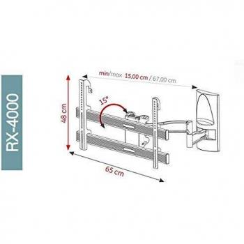 Ultimate RX-4000 Soporte Brazo TV 42-75 VESA 600x400 Máx 55Kg