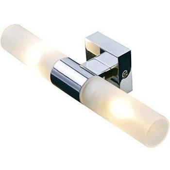 Luz anti-agua para baño en cromo – línea Tubes IP44