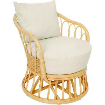 Fauteuil en Rotin Naturel PALOPO Design Épuré