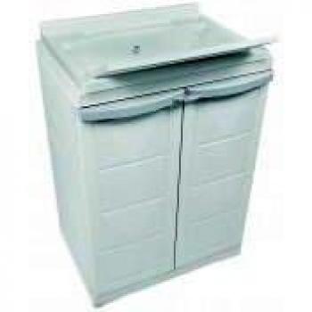 Armoire de Rangement Lavabo Verrouillable 60 x 45 x h.85 cm