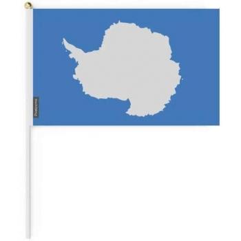Drapeau Antartique 14x21cm en polyester