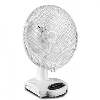 Bergschwindel Tischventilator 470 × 355 × 270 mm – Weiß