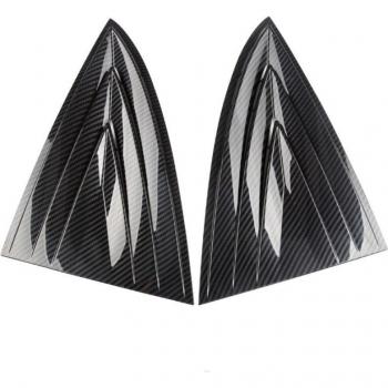 Sticker Fibre Carbon pour Fenêtre arrière – Accèsoires Triangulaires – Tesla 3