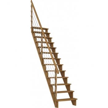 Dolle Treppe Lyon mit einseitigem Geländer