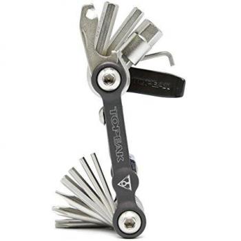 Topeak Multi-Tool, Mini 18 Function, Ideal for Camping and Hiking, Color: Black