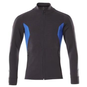 Mascot Speedster Zippered Pullover – Dark Navy, Azure Accent