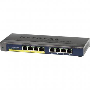 Netgear ProSafe 8 Port Gigabit PoE Switch (GS108P-100EUS) Blu