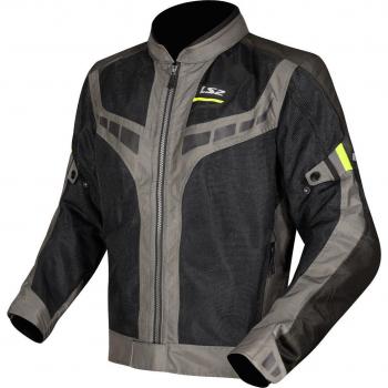 Veste LS2 Garda Air de moto Noir Jaune taille L