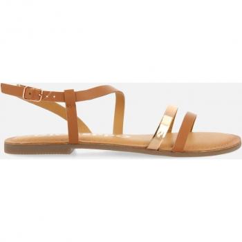 Sandalias de piel con tiras metalizadas Gioseppo
