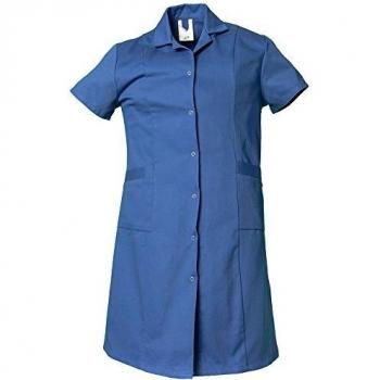 Planam Damen Arbeitsmantel 1/4 Arm kornblau Größe 42