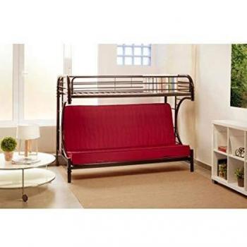 Befara Lit Mezzanine Noir avec Canapé Fantasy