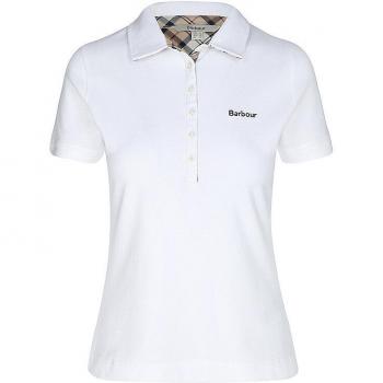 Barbour Polo Donna Regular Fit – Colore Bianco