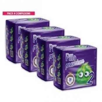 Panno per Pannolino Pillo Premium con 22 pezzi e taglia 2x1x30