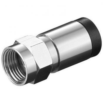 GOOBAY F-Stecker, 7 mm, Kompressionsmontage
