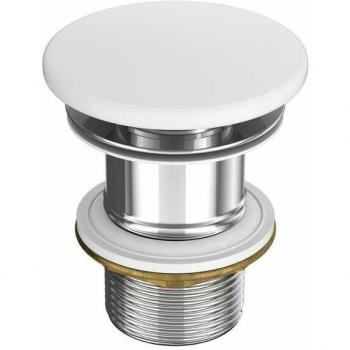 Accessoire de Lavabo Kielle – Bonde Non Refermable – Couleur Blanc – 30901120