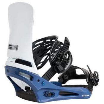 Burton Cartel X Re:Flex Snowboard Bindings – White / Blue – M (Medium)