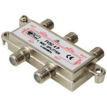 Splitter cavo 75 Ohm 5-2500 MHz F-Jack