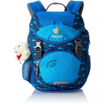Deuter Schmusebär, Sac à dos Mixte, 24x36x45 cm, Bleu (Ocean)