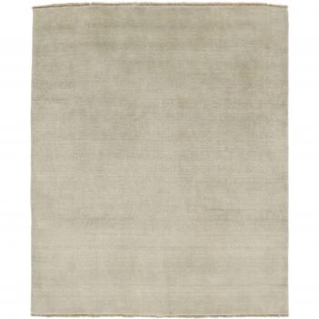 Tapis à Bordure Frangée Vert Clair / Gris 200x250