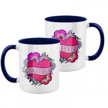 Tasses Grindstore « Together Forever » : Duo Tatouage Amour – Pack 2