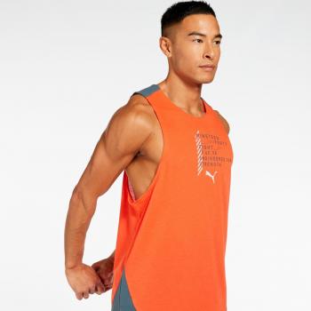 Puma Everfresh Maglia Running Uomo Rossa Taglia M Senza Maniche