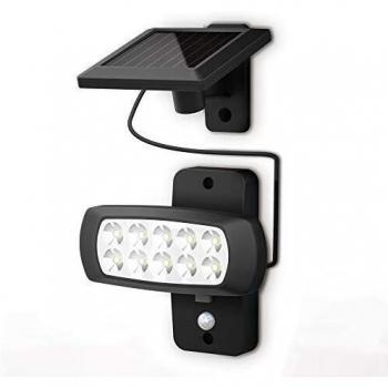 B.K.Licht Cold Light Solar Security Floodlight