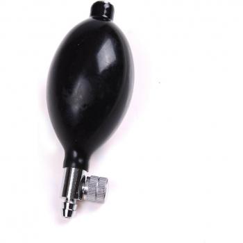 Black Blood Pressure Bulb with Air Release for Manual Inflation
