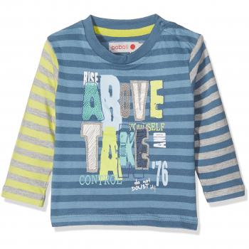 Camiseta de Manga Larga Bóboli 304041 para Bebés, Multicolor, 68cm