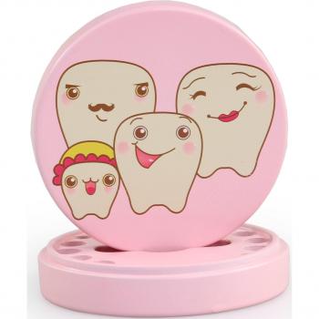 Baby haar en melktand opbergdoos van hout