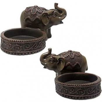 Puckator ELE38 Peace of the East Elephant Tea Light Holder