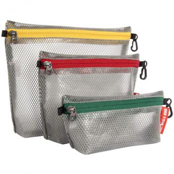 Grüner Tatonka Zip Pouch Set, 25 × 20 × 5 cm (Grau)