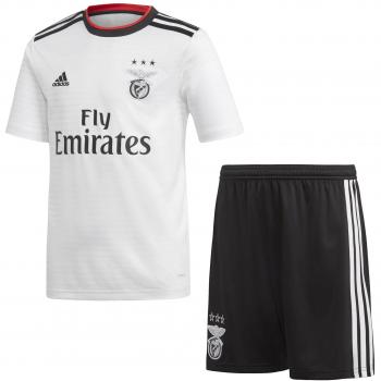 Adidas SLB a SMU Jeunesse – Ensemble Maillot Benfica Lisbonne, Mixte Enfant, Blanc (Blanc/Noir)