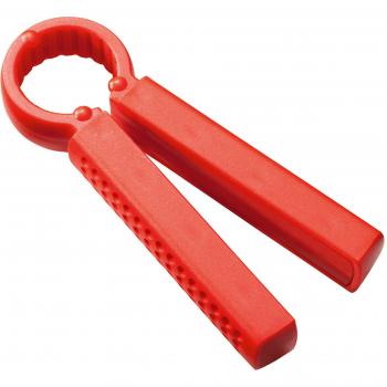 Fun Twist Bottle Opener, Red