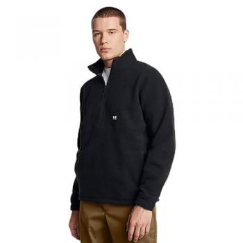 Under Armour Herren Fleecepullover mit ½-Zip schwarz