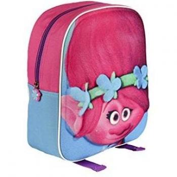 Trolls 2100001571 Poppy Pink 31cm 3D Face Backpack for Kids