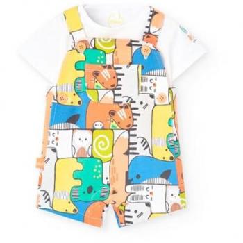 Ropa de Bebé Boboli: Conjunto Manga Corta con Patrón