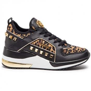 Scarpe sportive Eco Julyann nero donna stile animalier