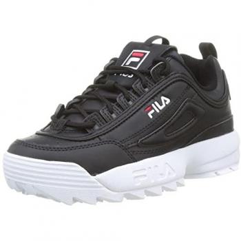 Fila Disruptor II Premium Sneakers Noir / Blanc / Rouge