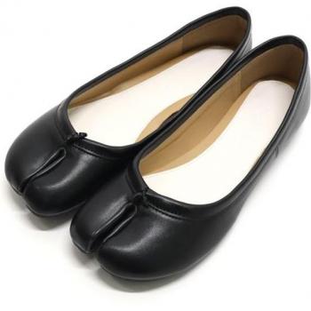Feinflache Tabi Schuhe für Frauen – Donoban, keine niedrige Sohle
