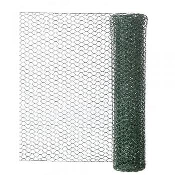 Grillage Hexagonal Vert 13 mm – 1 × 3 m, Plastifié IDEAL GARDEN