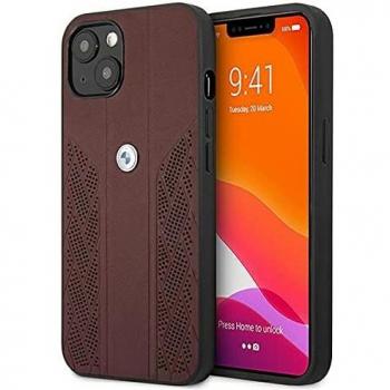 Etui en cuir perforé pour iPhone 13-14-15 Mercedes/BMW