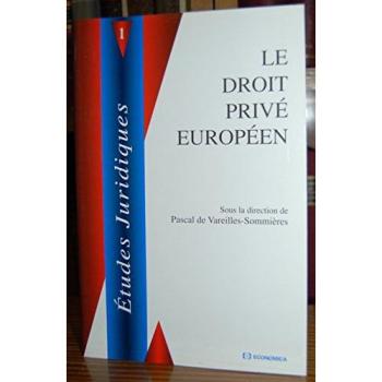 Le droit privé européen